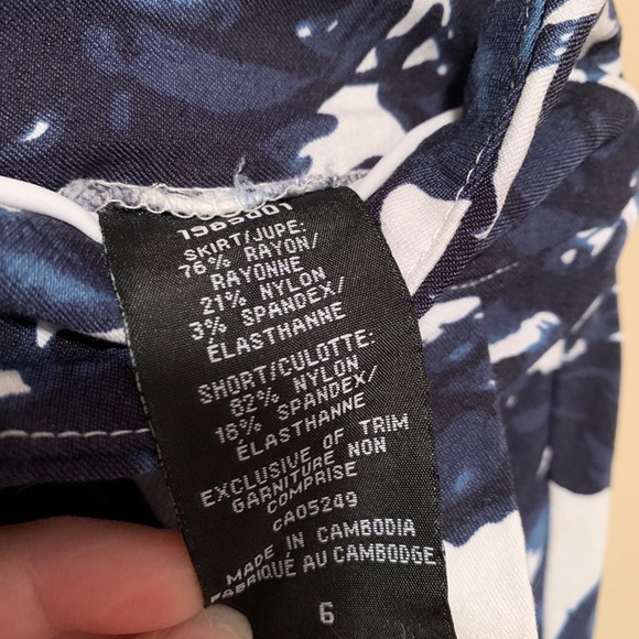 Floral skorts. - Picture 3 of 4